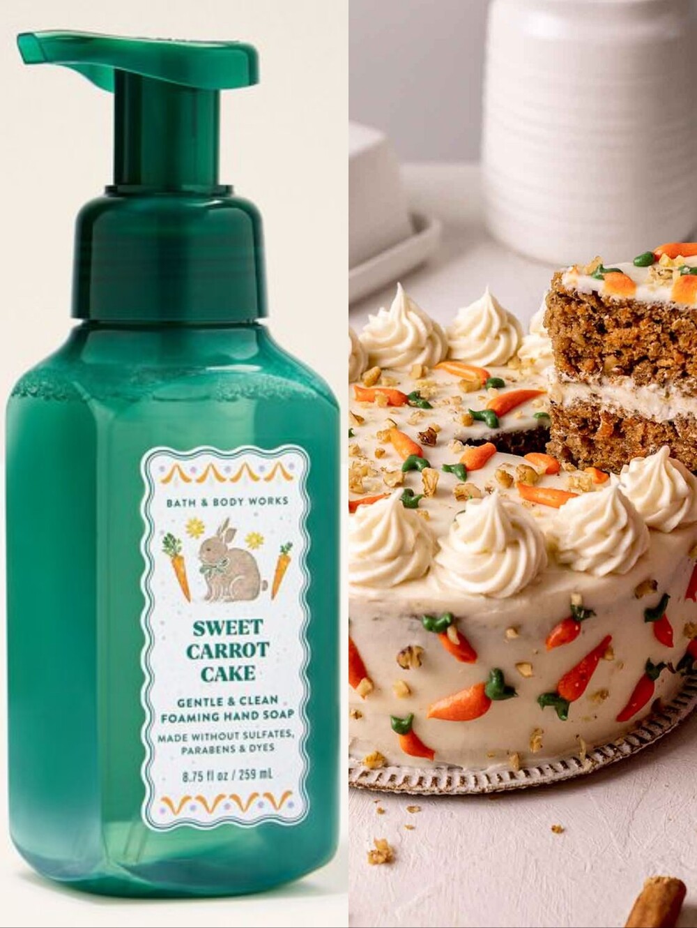 Bath & Body Works Kids Sweet Carrot Cake Foaming Hand Soap 8oz New RARE